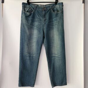 Ring of Fire Relaxed‎ Stratford medium wash jeans mens size 48x32